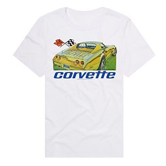 Men's Trevco Chevy Chevrolet Corvette 74 Graphic Tee