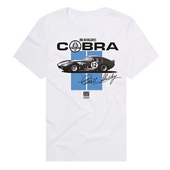 Men's Trevco Shelby Cobra Racing Stripes Graphic Tee