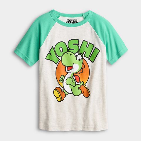 Boys 4-12 Jumping Beans Super Mario Yoshi Graphic Short Sleeve Tee