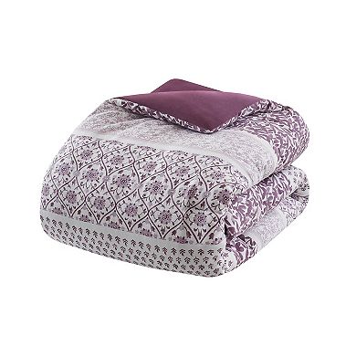 Madison Park Betty Floral 6-Piece Comforter Set with Coordinating Throw Pillows