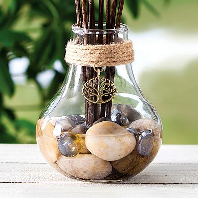 Studio 66 Classic Jumbo Reed Diffuser with Decorative Stones