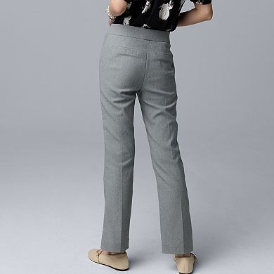 Women's Simply Vera Vera Wang Luxe Twill Ankle Pants