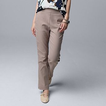 Women's Simply Vera Vera Wang Luxe Twill Ankle Pants