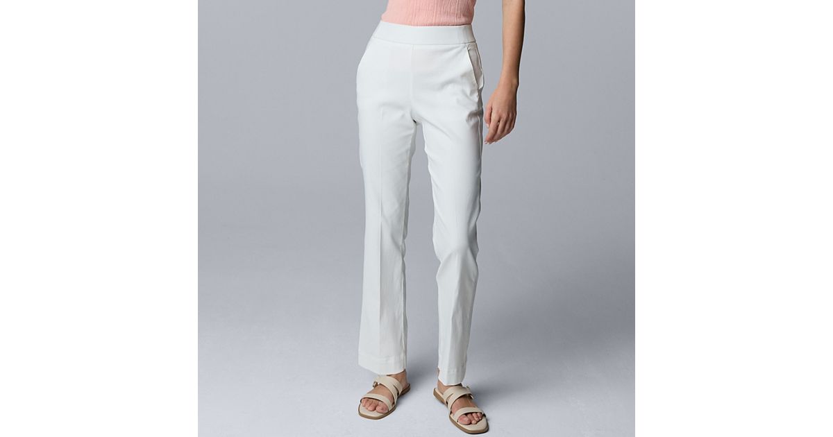 kohls dress pants Mens Black Straight - Bottoms, Clothing pet friendly stain resistant thanks to their enhanced soft synthetic fibers Womens White Dress Pants -