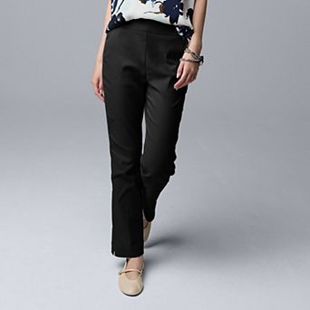 Petite Simply Vera Vera Wang Luxe Twill Ankle Pants