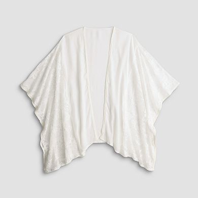 Women's LC Lauren Conrad Gauze & Embroidered Mesh Tie Rauna Topper