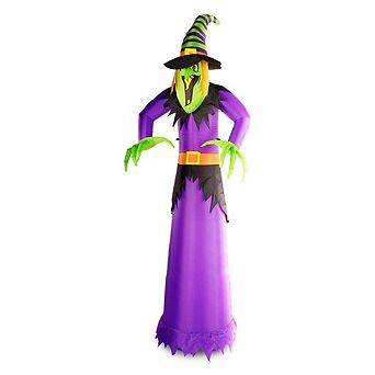 G128 10ft Witch Halloween Inflatable Decor with LED Lights