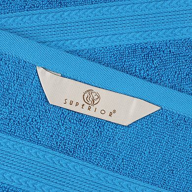 SUPERIOR Cotton Chevron Border 8-pc. Towel Set