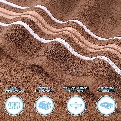 SUPERIOR Sadie Cotton Solid 6-pc. Towel Set