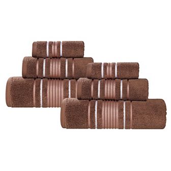 SUPERIOR Sadie Cotton Solid 6 pc Towel Set