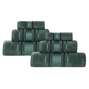 SUPERIOR Sadie Cotton Solid 6 pc Towel Set