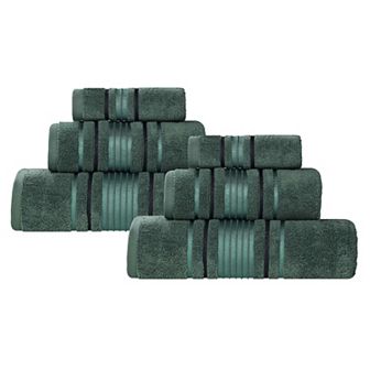 SUPERIOR Sadie Cotton Solid 6 pc Towel Set