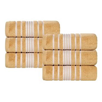 SUPERIOR Sadie Cotton Solid 6 pc Hand Towel Set