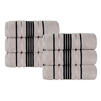 SUPERIOR Sadie Cotton Solid 6 pc Hand Towel Set
