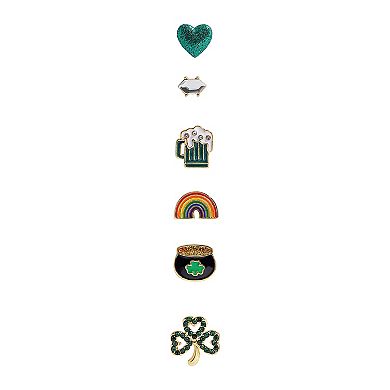 Gold Tone St. Patrick's Day 6-pk. Post Earrings Set