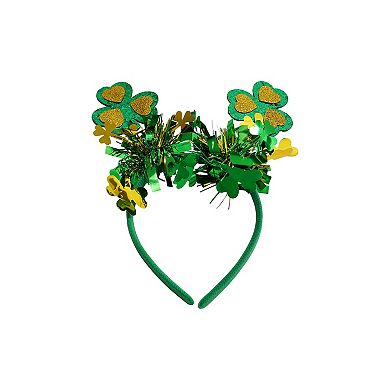St. Patrick's Day Shamrock Glitter Headband