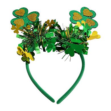 St. Patrick's Day Shamrock Glitter Headband