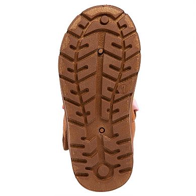 sugar Somi Toddler Girls Cold Weather Boots with Charms Accent