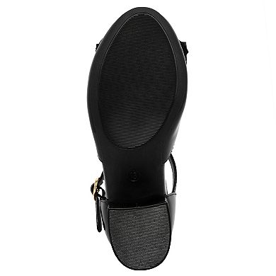 sugar Bloomy Girls Block Heel Pumps