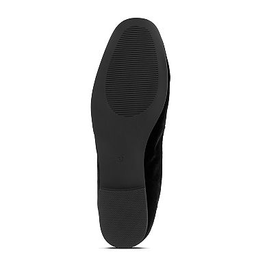 London Rag Evelio Women's Horsebit Velvet Loafers