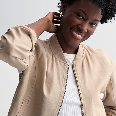 Women's Sonoma Goods For Life® Relaxed Bomber Jacket