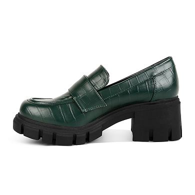 London Rag Benz Women's Platform Loafers