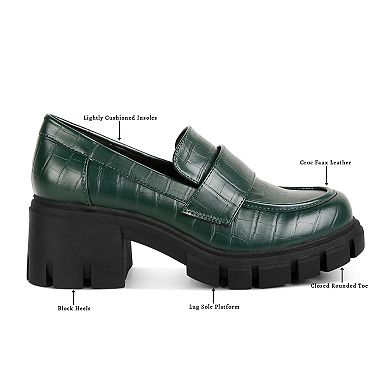 London Rag Benz Women's Platform Loafers