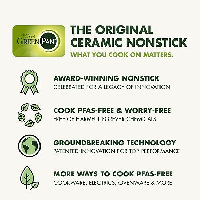 GreenPan Apex Hybrid Ceramic Nonstick 9.5-Inch & 11-Inch Frying Pan Set
