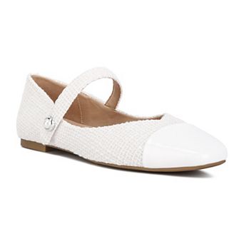 London Rag Mary Janes Women's Albi Patent Toe Cap Flats