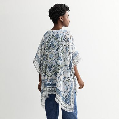 Women's Sonoma Goods For Life® Medallion Ruana