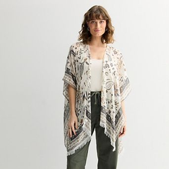 Women's Sonoma Goods For Life® Medallion Ruana