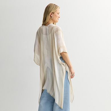 Women's Sonoma Goods For Life® Yarn Dyed Woven Duster