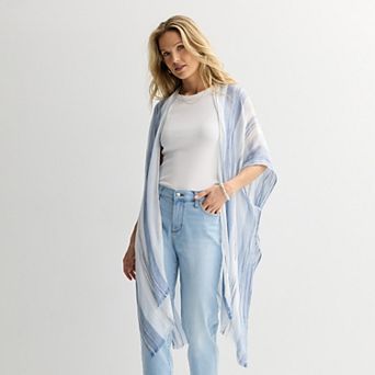 Women's Sonoma Goods For Life® Yarn Dyed Woven Duster