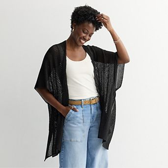 Women's Sonoma Goods For Life® Open Knit Ruana