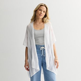 Women's Sonoma Goods For Life® Open Knit Ruana