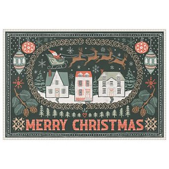 Frosty Forest II by Laura Marshall Framed Canvas Wall Art Print