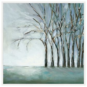Tree in Winter by Christina Long Framed Canvas Wall Art Print