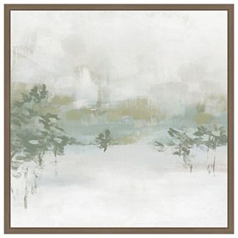 Winter Hillside I by June Erica Vess Framed Canvas Wall Art Print