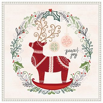 Hygge Christmas II by Noonday Design Framed Canvas Wall Art Print