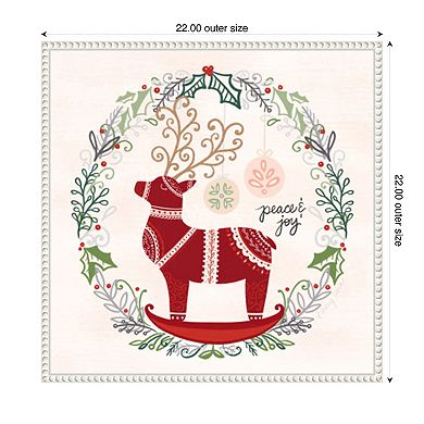 Hygge Christmas II by Noonday Design Framed Canvas Wall Art Print