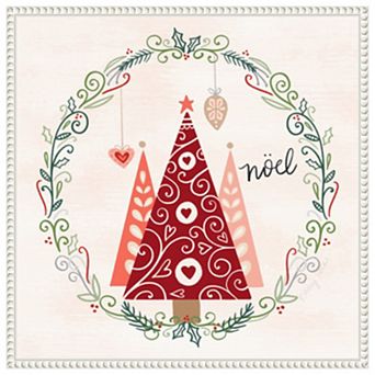 Hygge Christmas III by Noonday Design Framed Canvas Wall Art Print