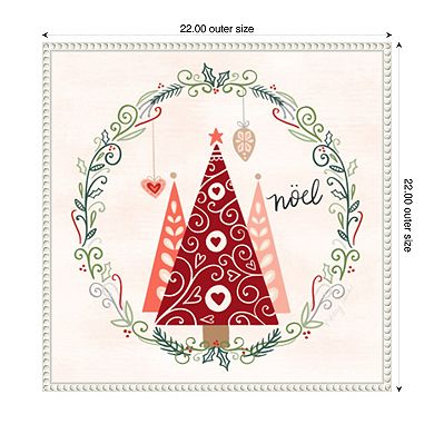 Hygge Christmas III by Noonday Design Framed Canvas Wall Art Print