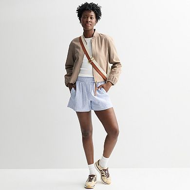 Petite Sonoma Goods For Life® Relaxed Bomber Jacket