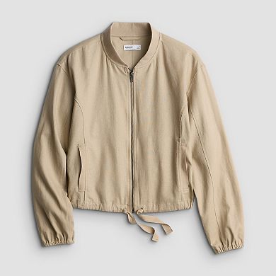 Petite Sonoma Goods For Life® Relaxed Bomber Jacket