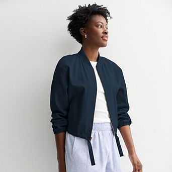 Petite Sonoma Goods For Life® Relaxed Bomber Jacket