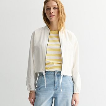 Petite Sonoma Goods For Life® Relaxed Bomber Jacket