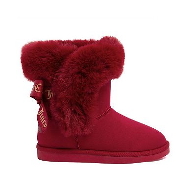 Juicy Couture Kids King Girls Cold Weather Slip-On Boots