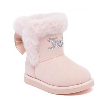 Juicy Couture Kids Krazey 2 Girls Faux Fur Cold Weather Boots