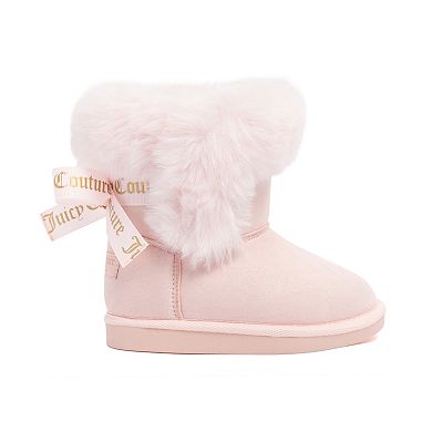 Juicy Couture Kids King Todd Girls Faux Fur Cold Weather Boots