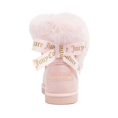 Juicy Couture Kids King Todd Girls Faux Fur Cold Weather Boots